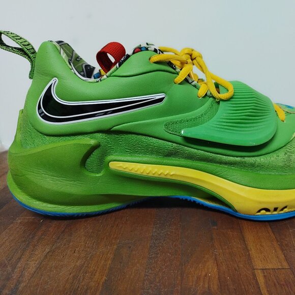 Nike Zoom Freak 3 NRG Green UNO DC9364-300 Men's 11.5 Basketball Shoes 50th Anni - Picture 8 of 16